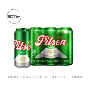 Cerveza Pilsen Callao Six Pack Lata 473 ml