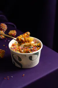 Cuchareable Cheesecake de Turrón de Doña Pepa