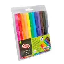 lapices Scripto lavables finos 12 colores adix