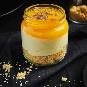 Cheesecake de limón y maracuyá