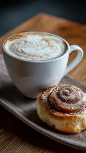 Rollo de Canela + Café