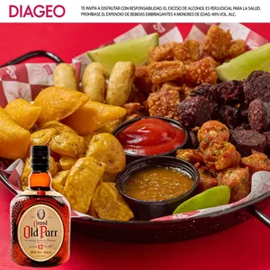 Picada para dos + media Old Parr