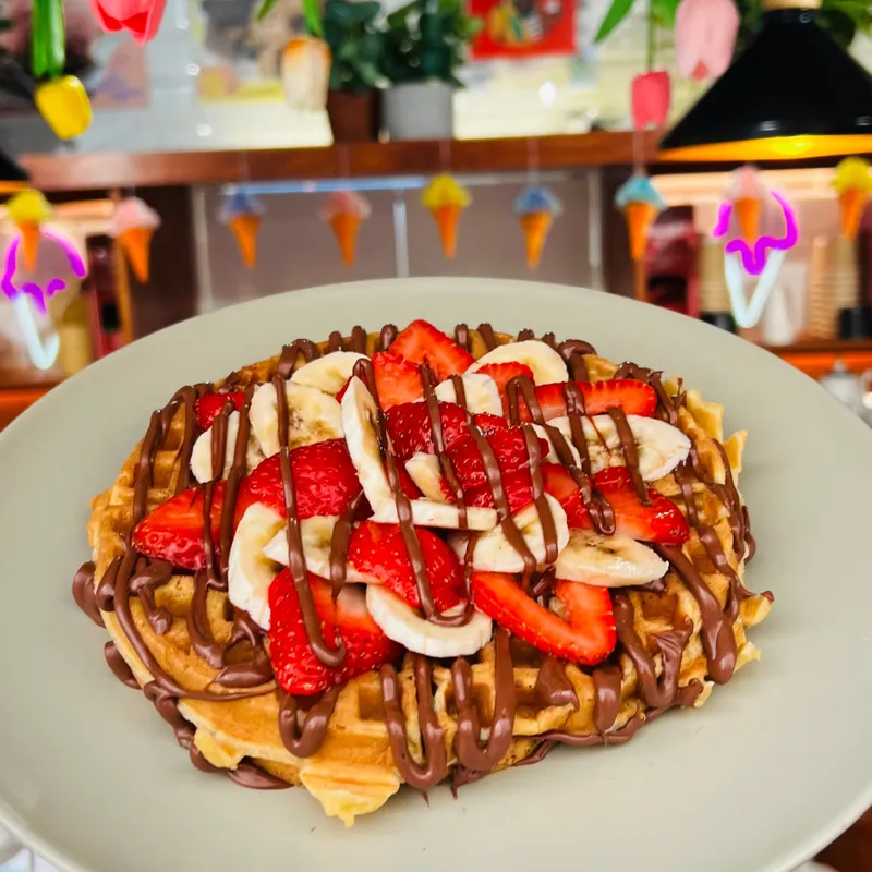 Waffle Manjar MIX Fruits Waffle Manjar MIX Fruits
