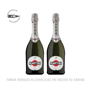Pack 2 Espumante Martini Asti 750ml