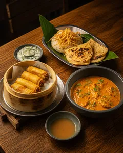 Tikka Masala + Spring Roll
