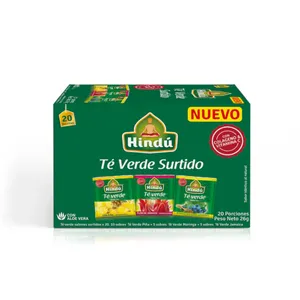 TE VERDE HINDU SURTIDO 26G 20UNI