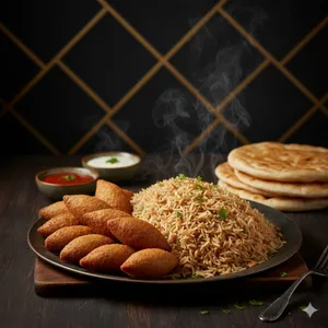 Kubbeh - Plato con Arroz