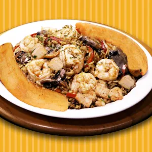 Arroz Camarón Pescado Concha