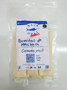 Burritos de machaca de res en tortilla de harina artesanal