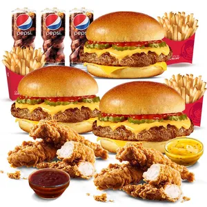 TRIO CHEDDAR MELT CON POLLO