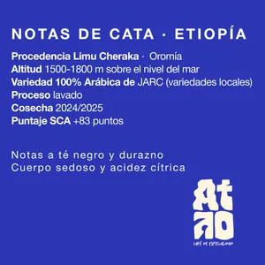 🇪🇹 ETIOPÍA | Oromía (hasta agotar stock pocas unidades)