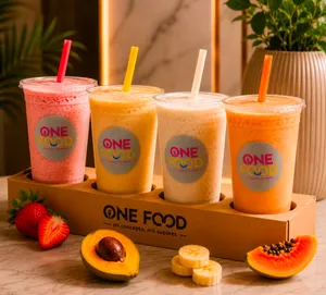 Combo juice 16 oz con leche