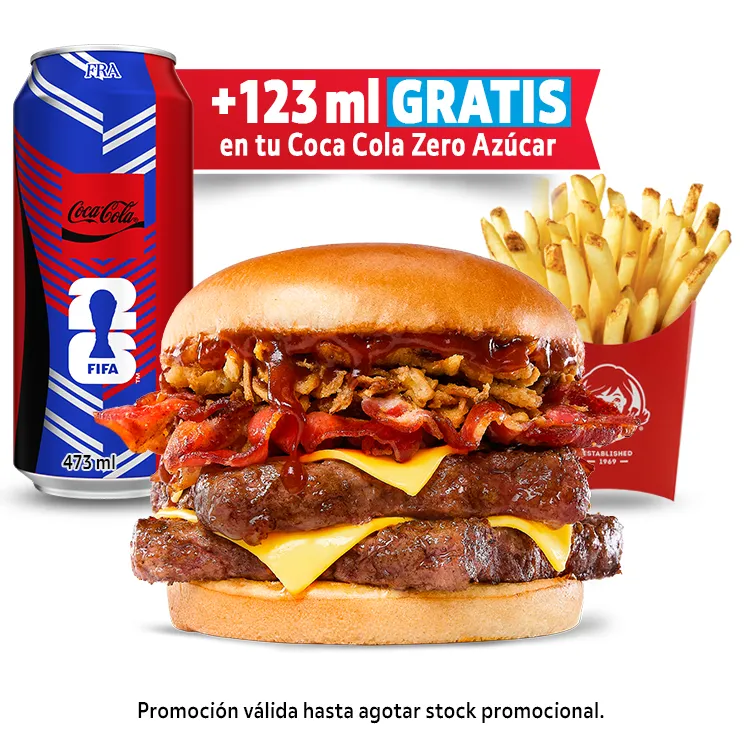 Combo Crispy BBQ Bacon Doble