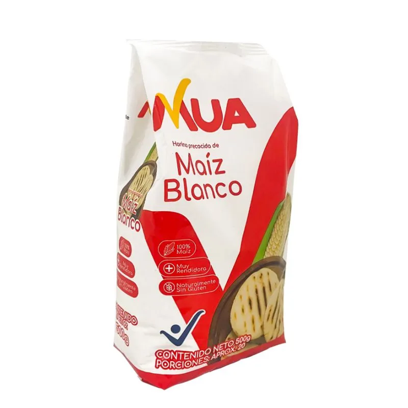 HARINA DE MAIZ BLANCO MUA 500G
