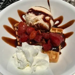 WAFFLES CON CHOCOLATE