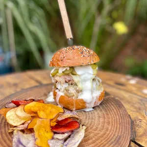 Hamburguesa "Gloriosa Vida Doble"