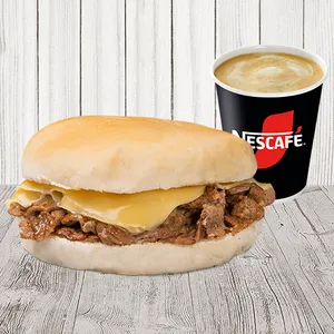 Desayuno Sándwich Churrasco Barros Luco