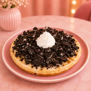 Waffle Leche Condensada Oreo