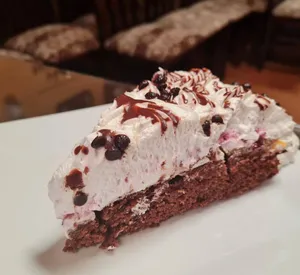 Tarta de brownie vegana