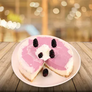 Pay de Queso con Frutos Rojos