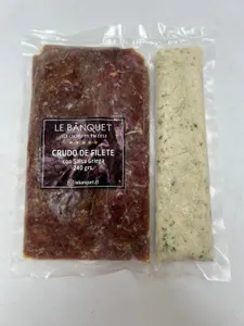 Crudo Filete Salsa Griega