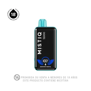 Vapeador Electrónico Mistiq Blueberry Ice 15000 Puff X 1 Und