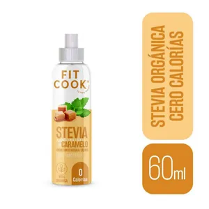 Stevia liquida sabor a caramelo fit cook x 60 ml