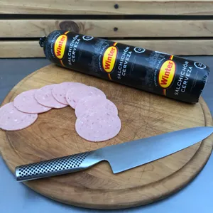 Winter salchichon cerveza