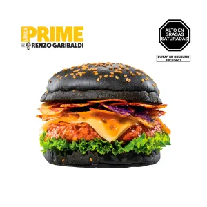 Hamburguesa Prime Black Brava Renzo Garibaldi