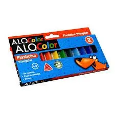 Plasticina 12 colores Adix