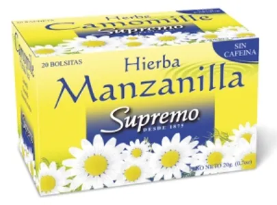 Té Hierbas Manzanilla Supremo X 20 Unidades