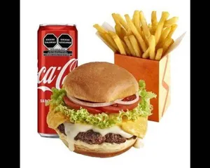 Combo hamburguesa doble queso