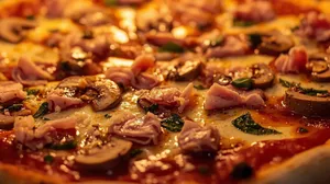 Proscuitto cotto e Funghi