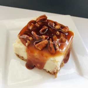 Cheesecake de Salted Caramel y Pecanas