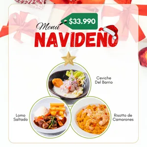 Menú Navideño