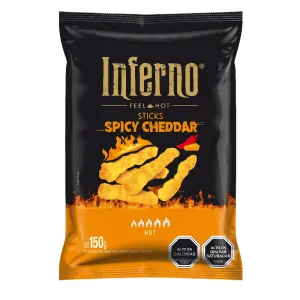 Inferno Sticks Spicy Cheddar 150 g
