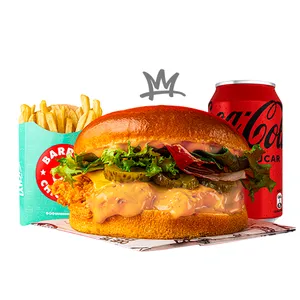 Combo Chicken Burger Del Barrio