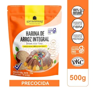 Harina arroz integral karavansay 500 g doypack