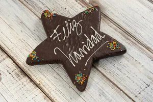 Estrella de galleta de miel