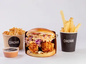 Crispy Korean + fries + Spring Roll