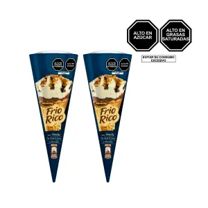 Pack 2 Helado Frio Rico Vainilla 120 ml