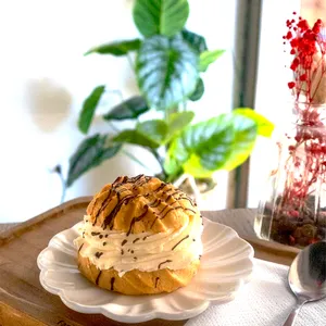Profiterol crema manjar sin azúcar