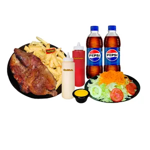 1/2 de pollo + 2 gaseosas GRATIS