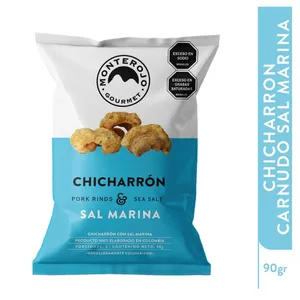 Chicharron carnudo monterojo gourmet sal marina x 90 grs