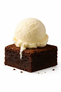 Brownie + salsa de manjar
