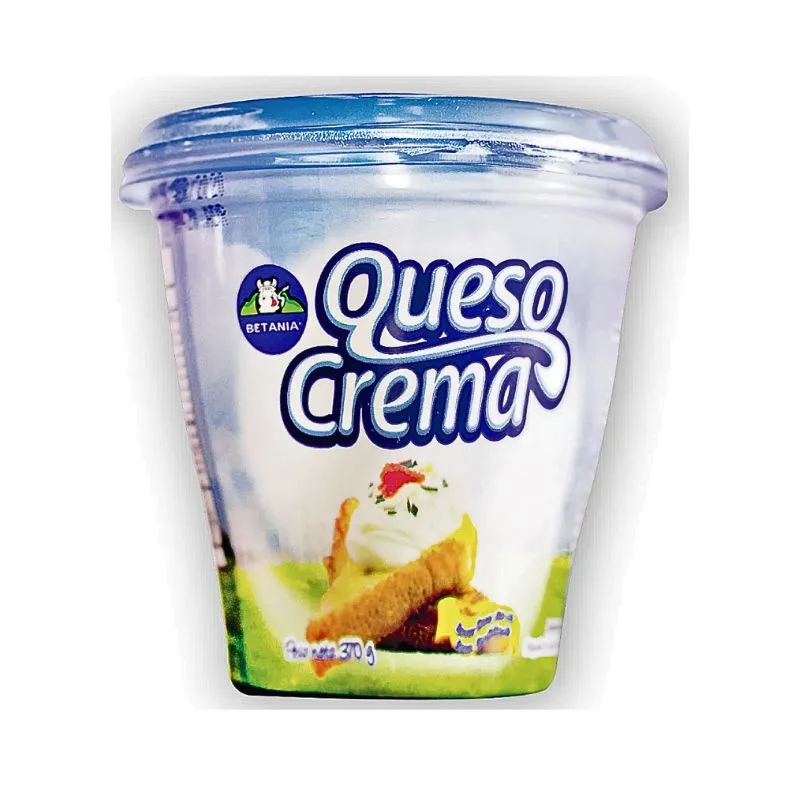 Queso crema lacteos betania x 370 grs