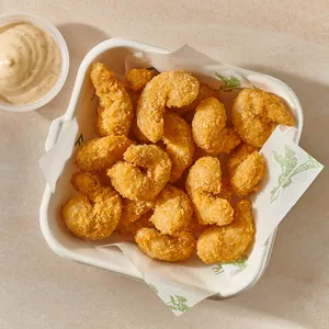 Camarones Apanados con Mayo Picante