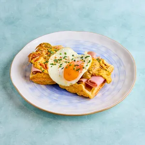 Waffles Pavo Ahumado