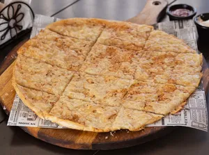 Pan de ajo queso y merkén mediano