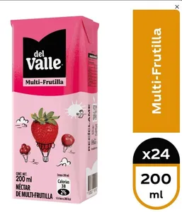 Jugo Caja Frutilla 200 cc Andina del Valle